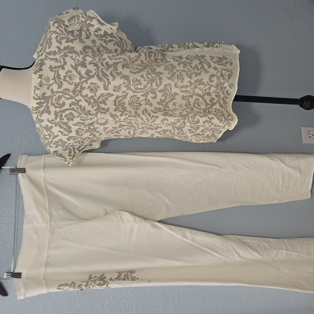 Green Dragon Cream Pantsuit - Picture 8 of 15